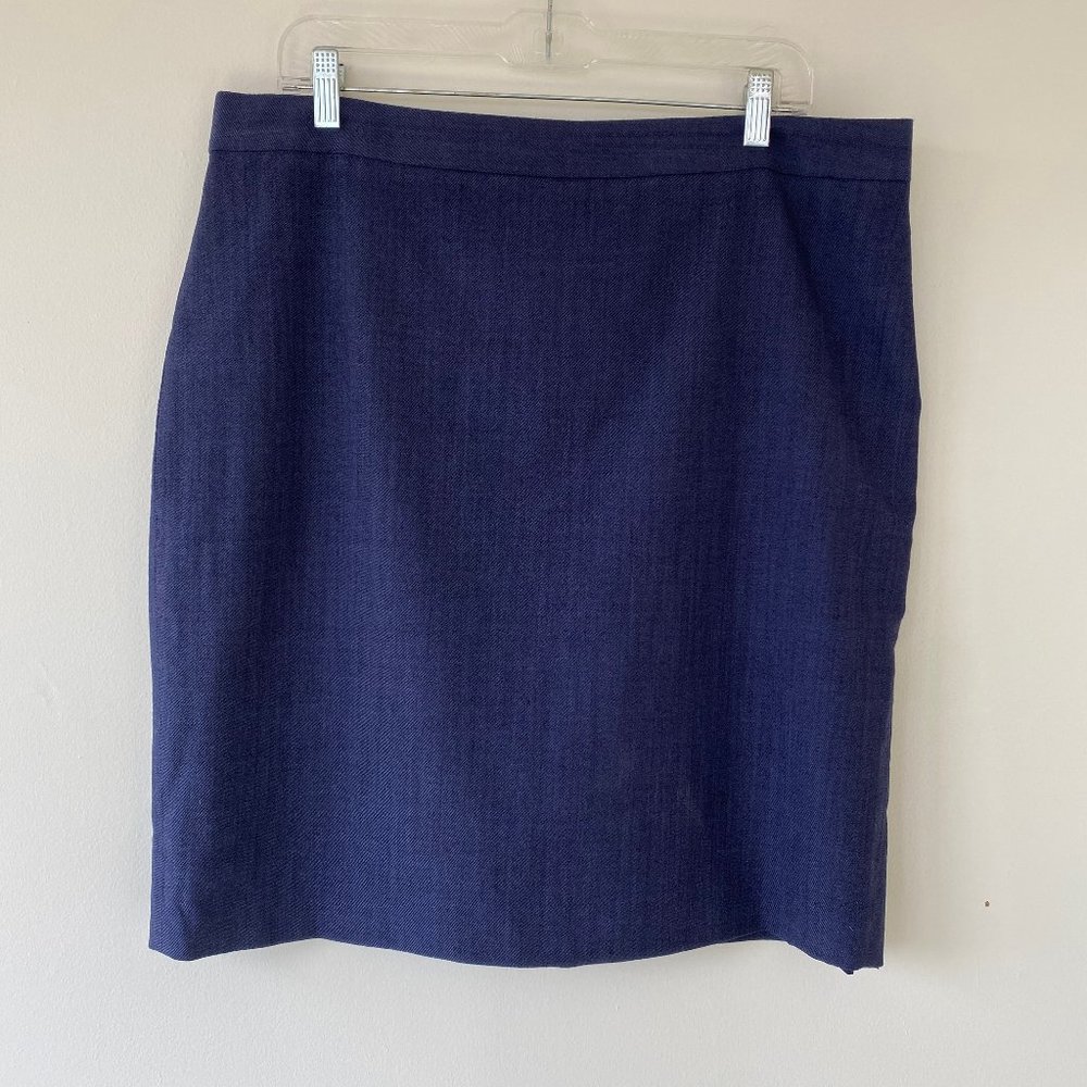 Banana Republic Navy Suit Skirt Size 16